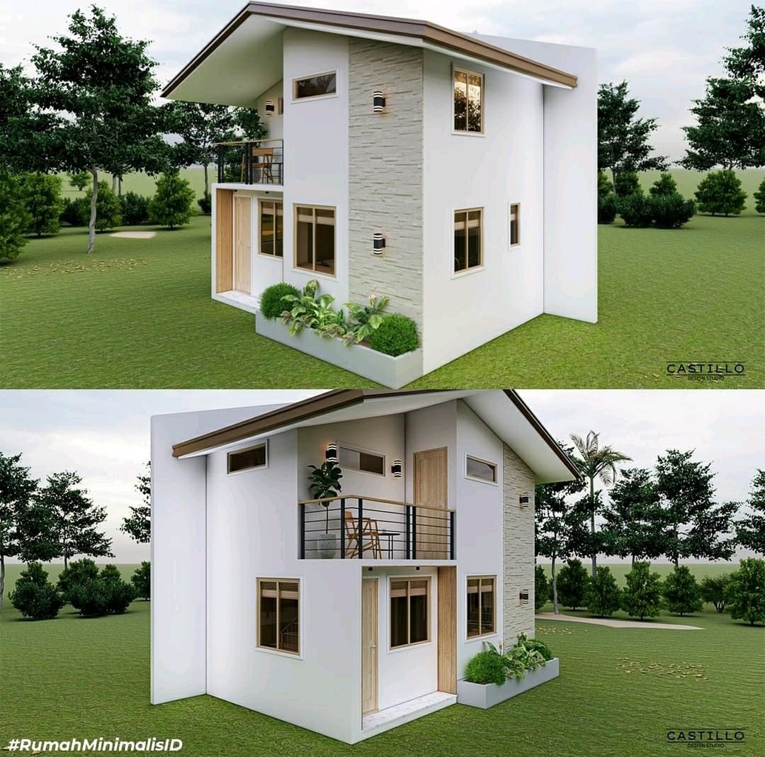 Rumah Minimalis Modern Lantai 2