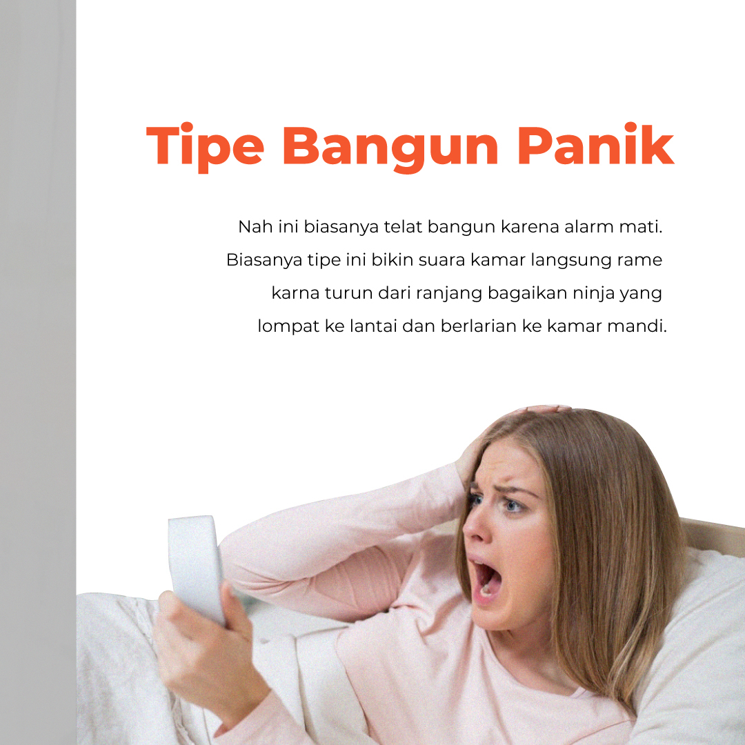 Tipe-tipe Bangun Tidur Tetangga Kos