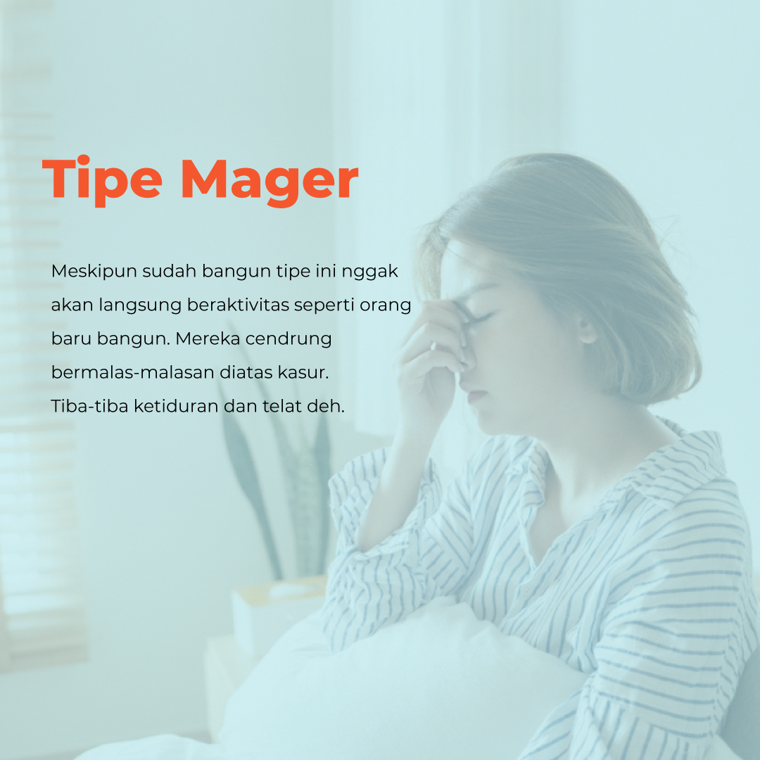 Tipe-tipe Bangun Tidur Tetangga Kos