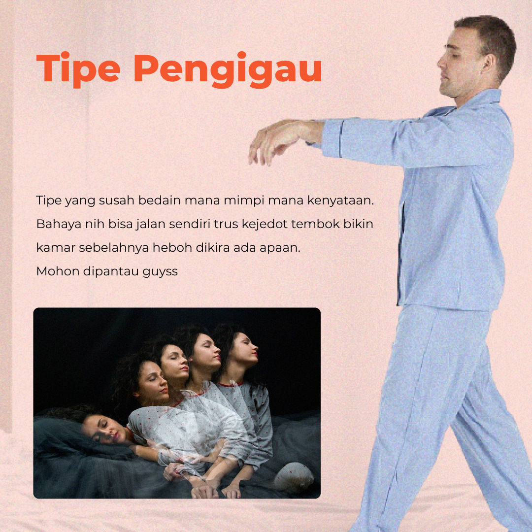 Tipe-tipe Bangun Tidur Tetangga Kos