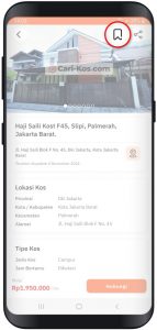 Penjelasan Fitur "Simpan Kos" di Aplikasi Cari-kos.com