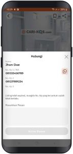 Cara Menghubungi Kos Dengan Aplikasi Cari-kos.com