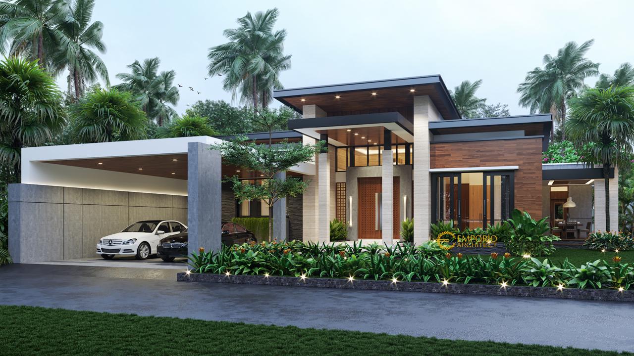 Desain Rumah Mewah 1 Lantai