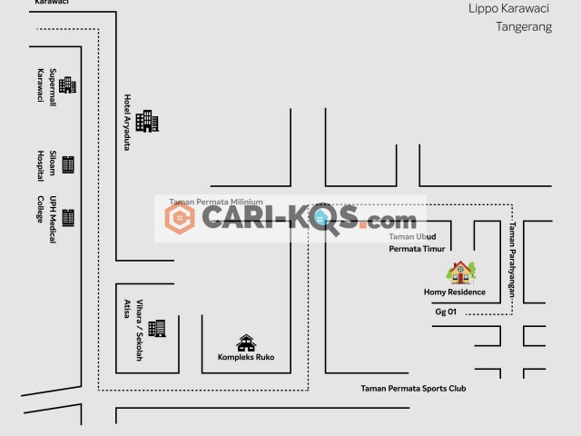 Kos Lippo Karawaci Tangerang Homy Residence