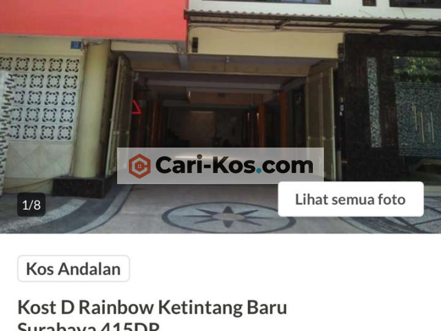 D Rainbow Kost area Surabaya