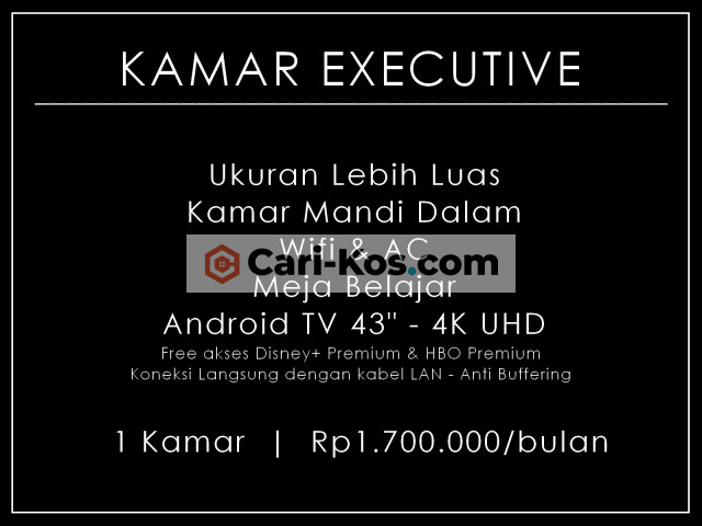 Kost Sanur 2 - AC, Wifi, Kamar Mandi Dalam, Android TV [Free Langganan Disney+ & HBO GO]