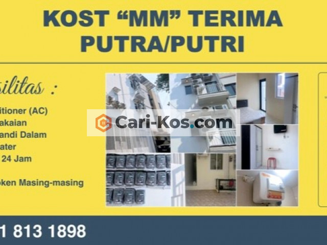 Kost "MM" Bersih & Nyaman Area Grogol